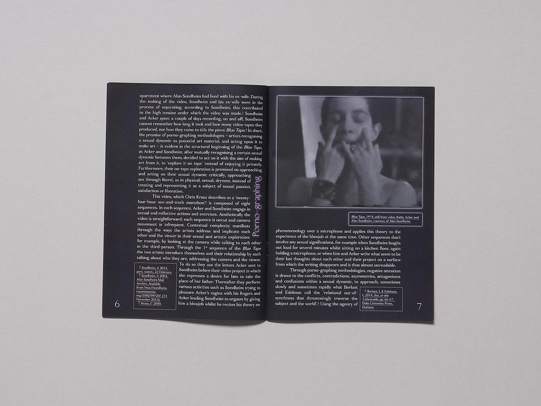 Porno-graphing – what do ’dirty’ subjectivities do to art? - Antenne Books