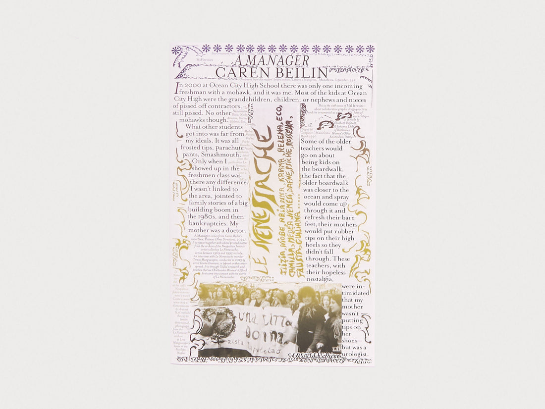 MsHeresies 6 — A Manager (Caren Beilin)
