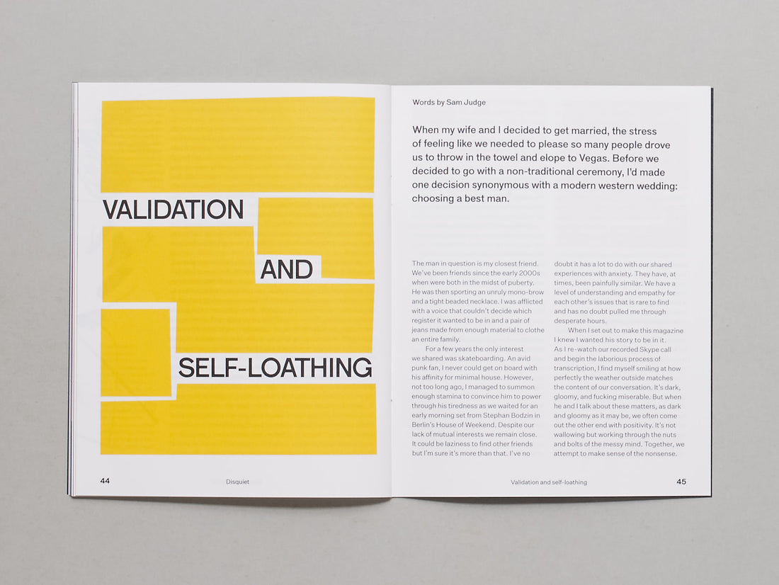 Disquiet: The Hidden Depths of Men