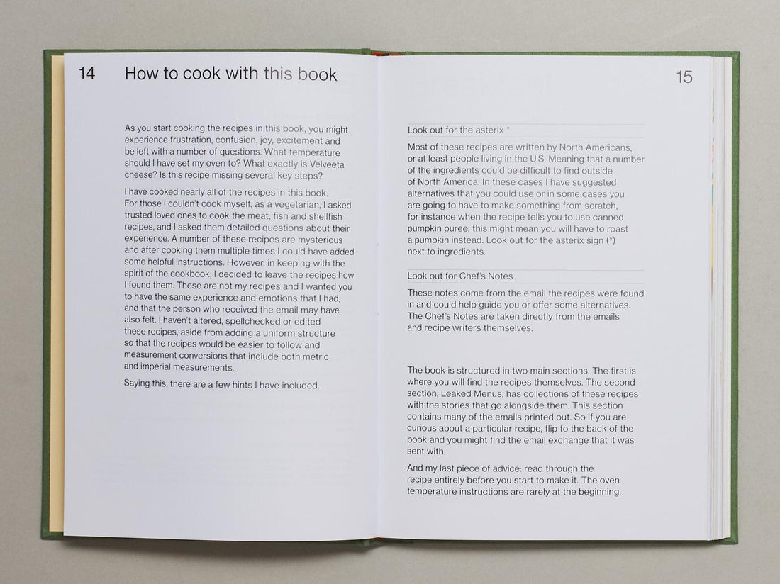 The Leaked Recipes Cookbook - Antenne Books