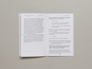 Choreography as Self-Conditioning - A Written Exhibition