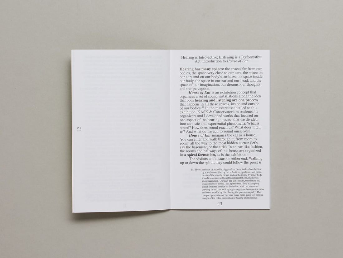 Choreography as Self-Conditioning - A Written Exhibition