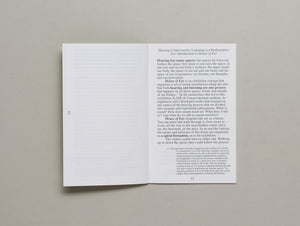 Choreography as Self-Conditioning - A Written Exhibition