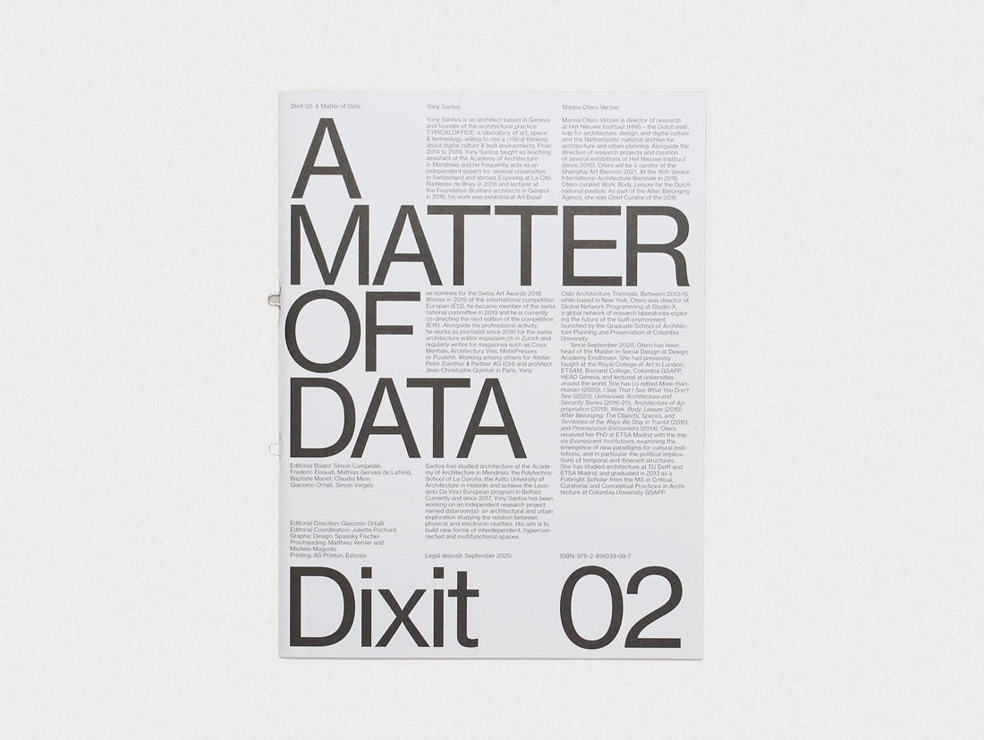 A Matter of Data - Antenne Books