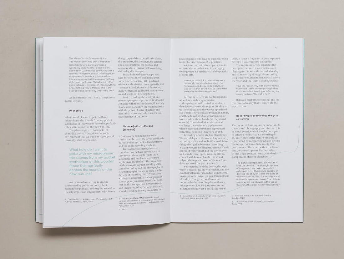 Sonic Urbanism: Resonances in a New Field - Antenne Books