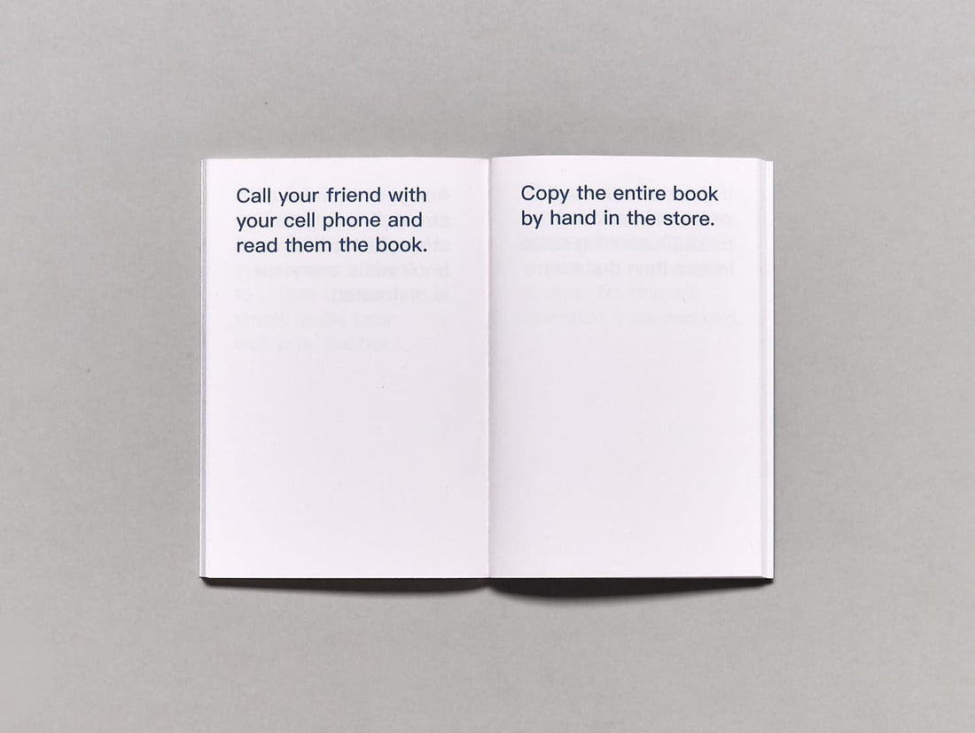 How to shoplift books - Antenne Books