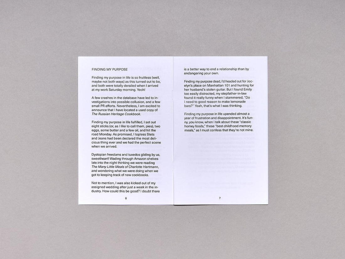 Prelude to a Recipe - Antenne Books
