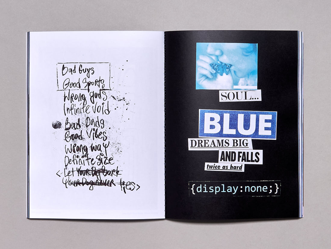 CRAP ZINE 3 OXFORD BLUE