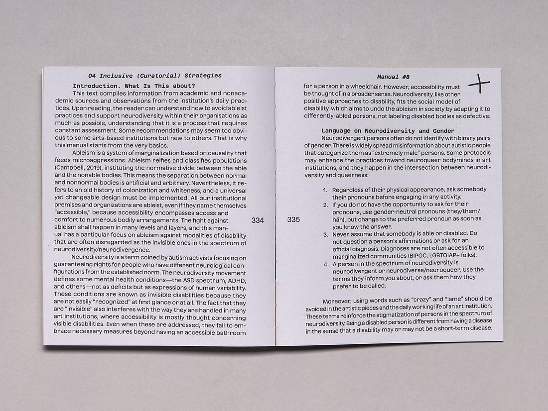 A Collective Manual for Sustainable and Inclusive Art Institutions - Antenne Books