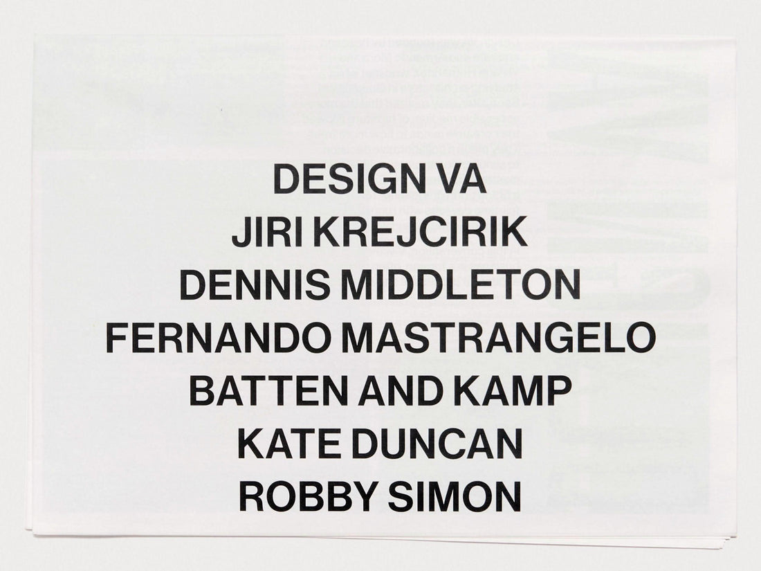 Erria Issue 001: Furniture - Antenne Books