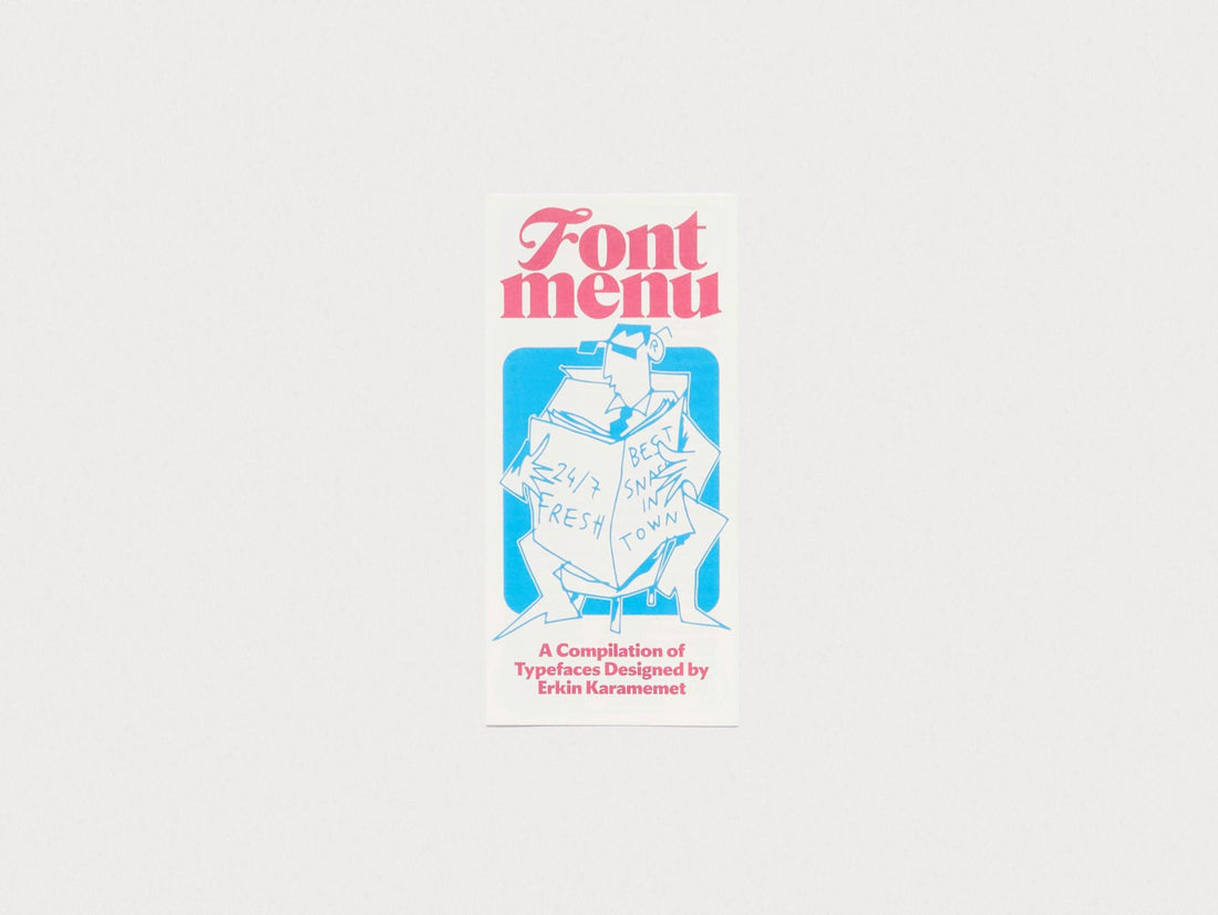 Font news + Font menu - Antenne Books