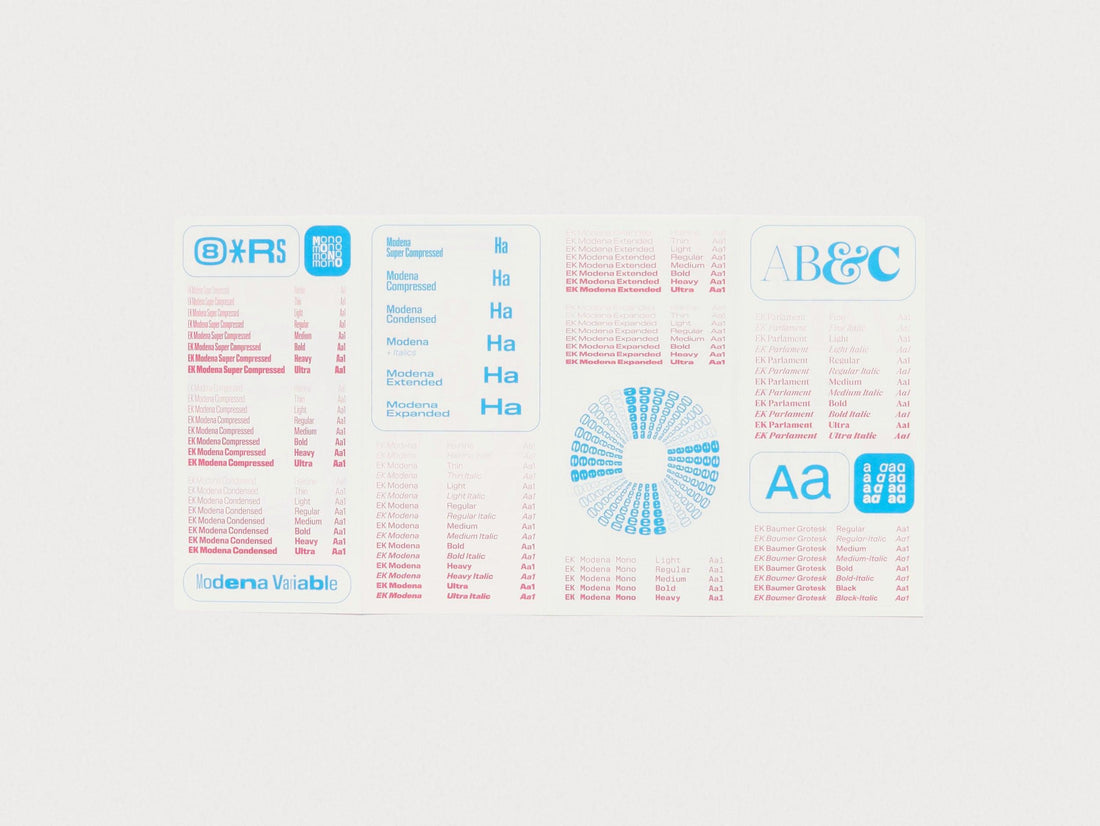 Font news + Font menu - Antenne Books