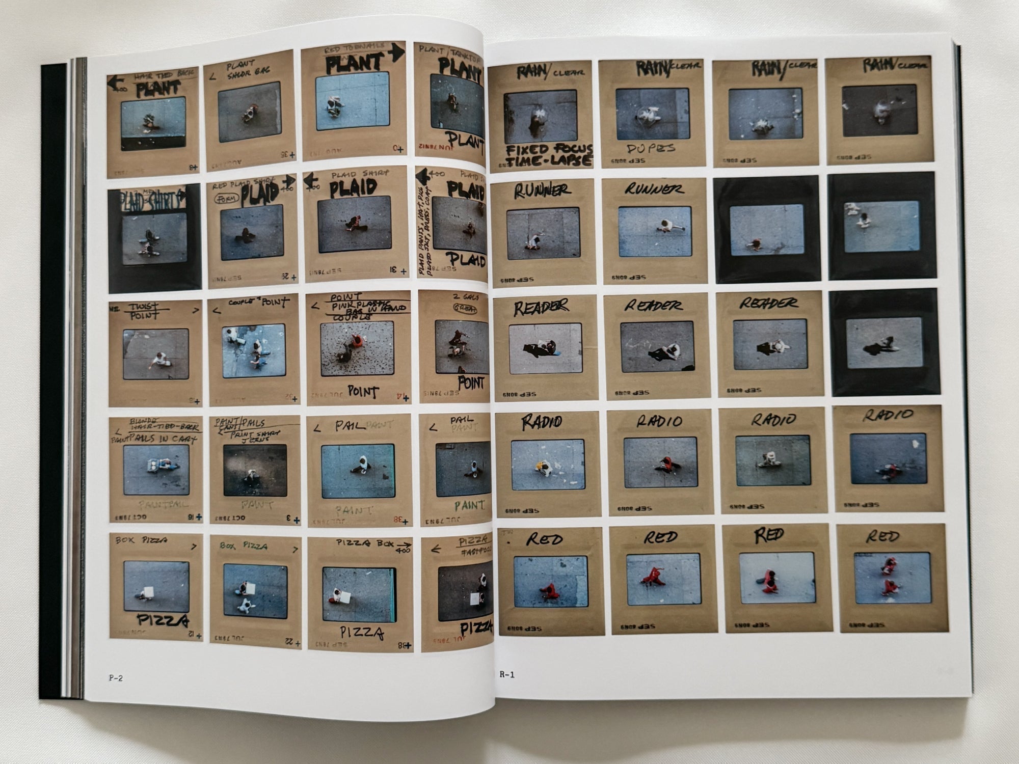Interior spread from 'Fixed Focus Time-lapse'} 