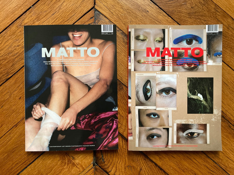 Covers of the book 'MATTO' by various artists.