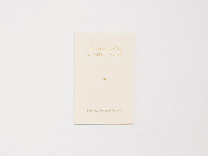 A book with a hole in it