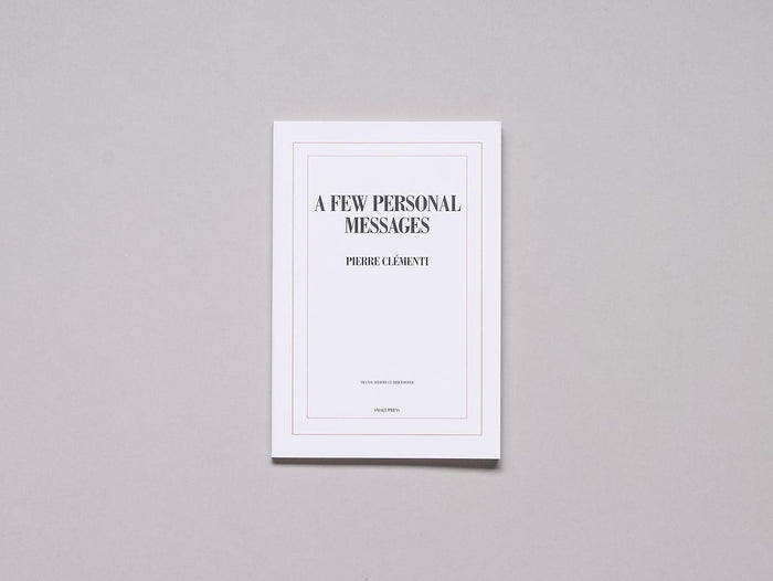 A Few Personal Messages - Antenne Books