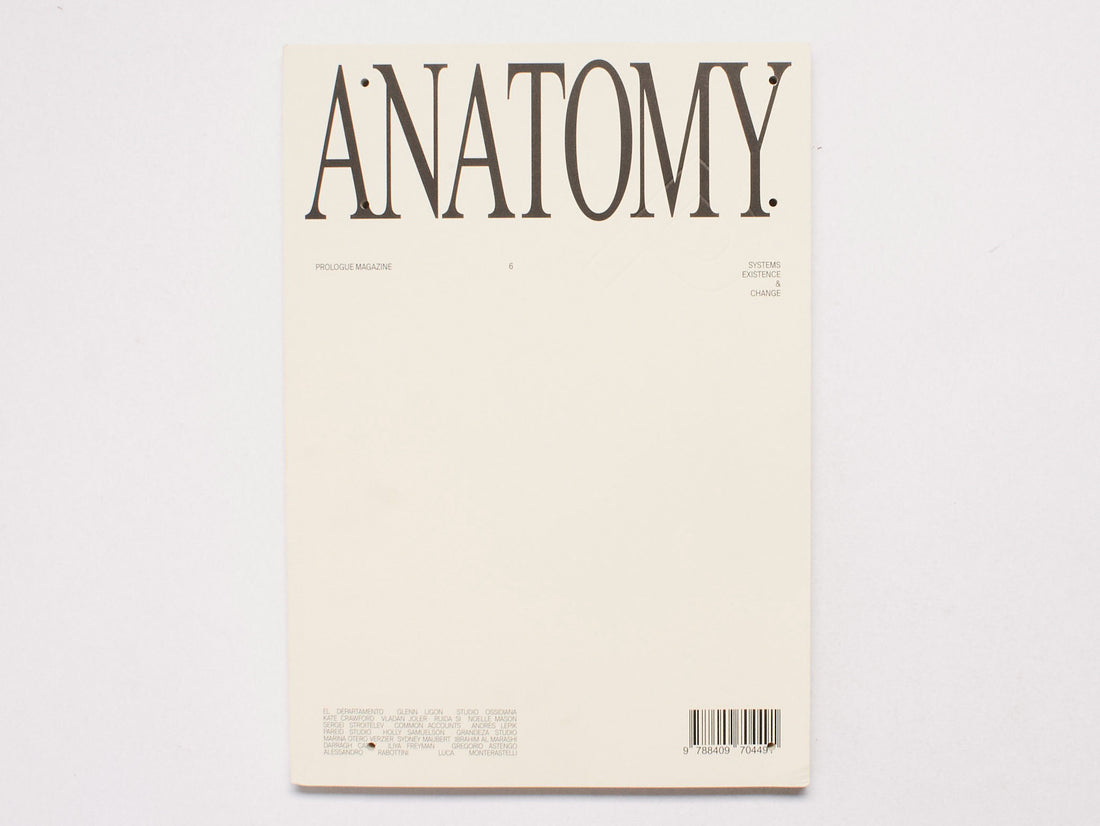Prologue Magazine: Anatomy