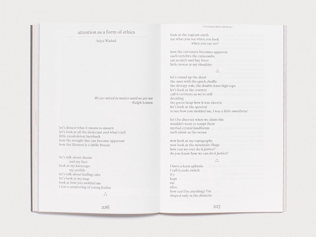 A Grammar Built with Rocks