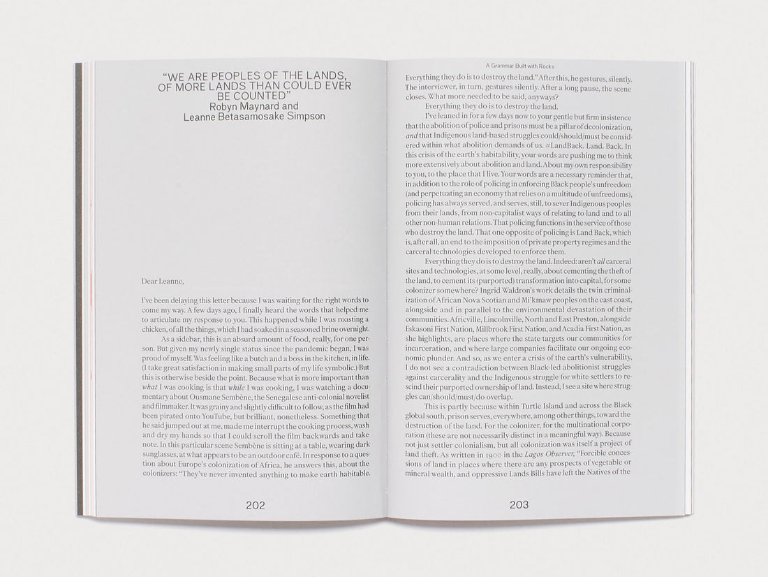 A Grammar Built with Rocks