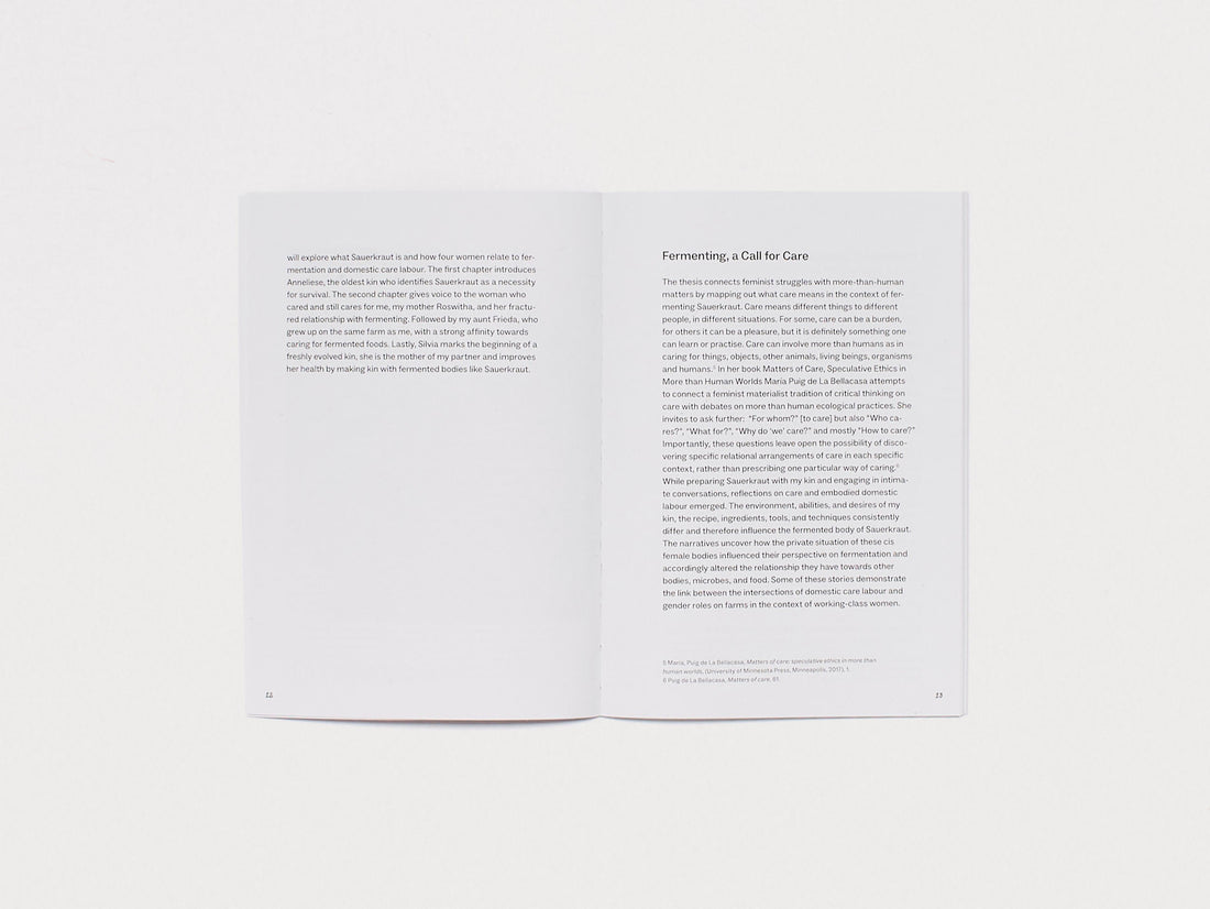 Sauerkraut; A Container of Fermented Circumstances