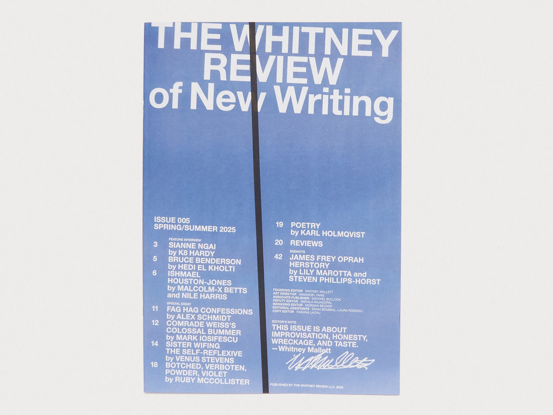 THE WHITNEY REVIEW Issue 5