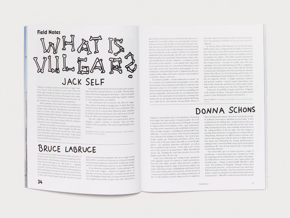 Spike Art Magazine #84 Vulgarity