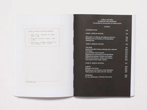 Superior and Inferior. Conversations among girls at middle school