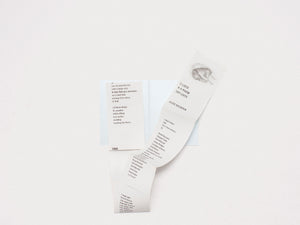 2 Lists & A Poem Abt Lists