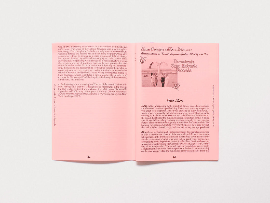 Two Hours Ago I Fell in Love Deconstructing fascist imaginary on sex, love and gender