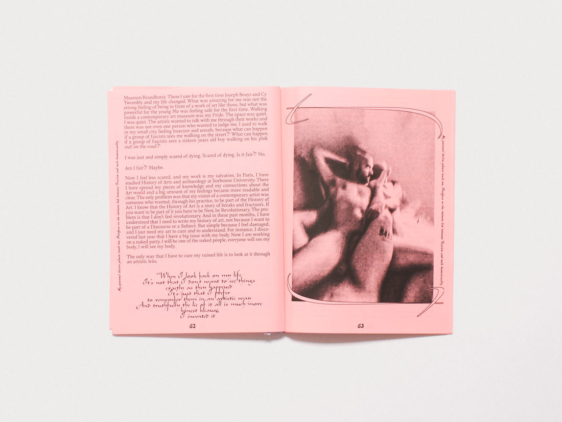 Two Hours Ago I Fell in Love Deconstructing fascist imaginary on sex, love and gender