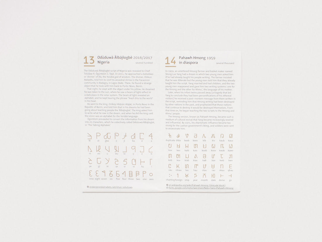 Writing Systems of the Otherworld