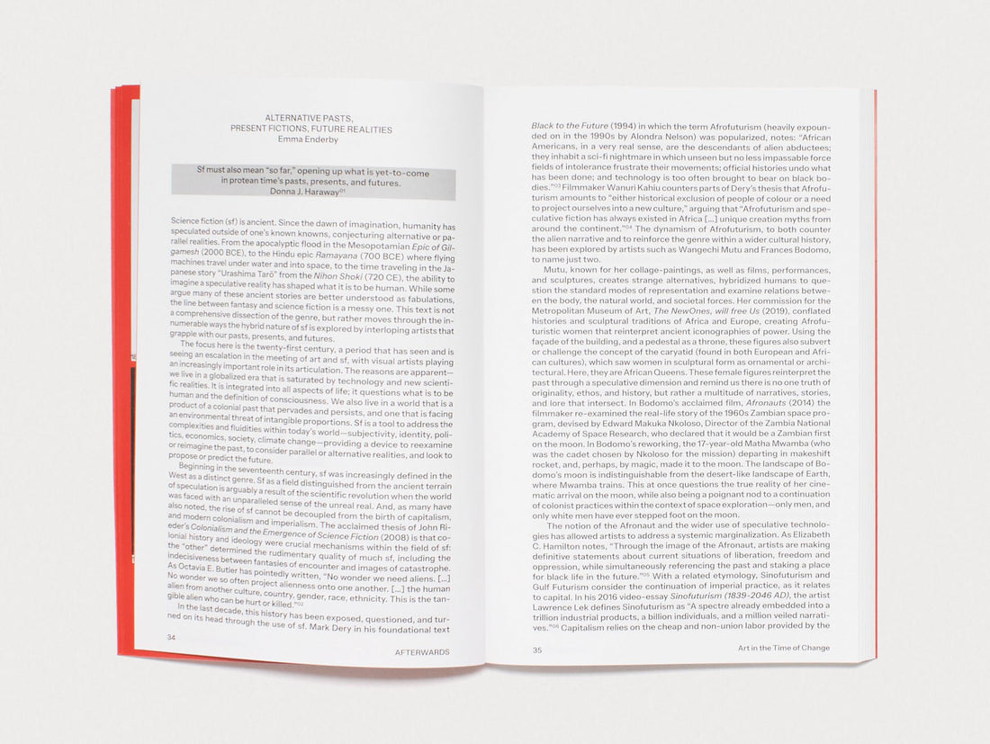 Afterwards: Art in the Time of Change