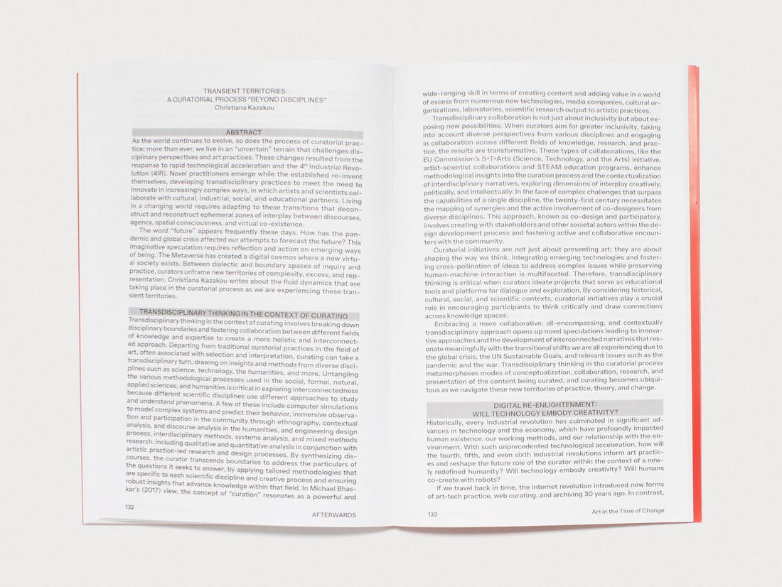 Afterwards: Art in the Time of Change