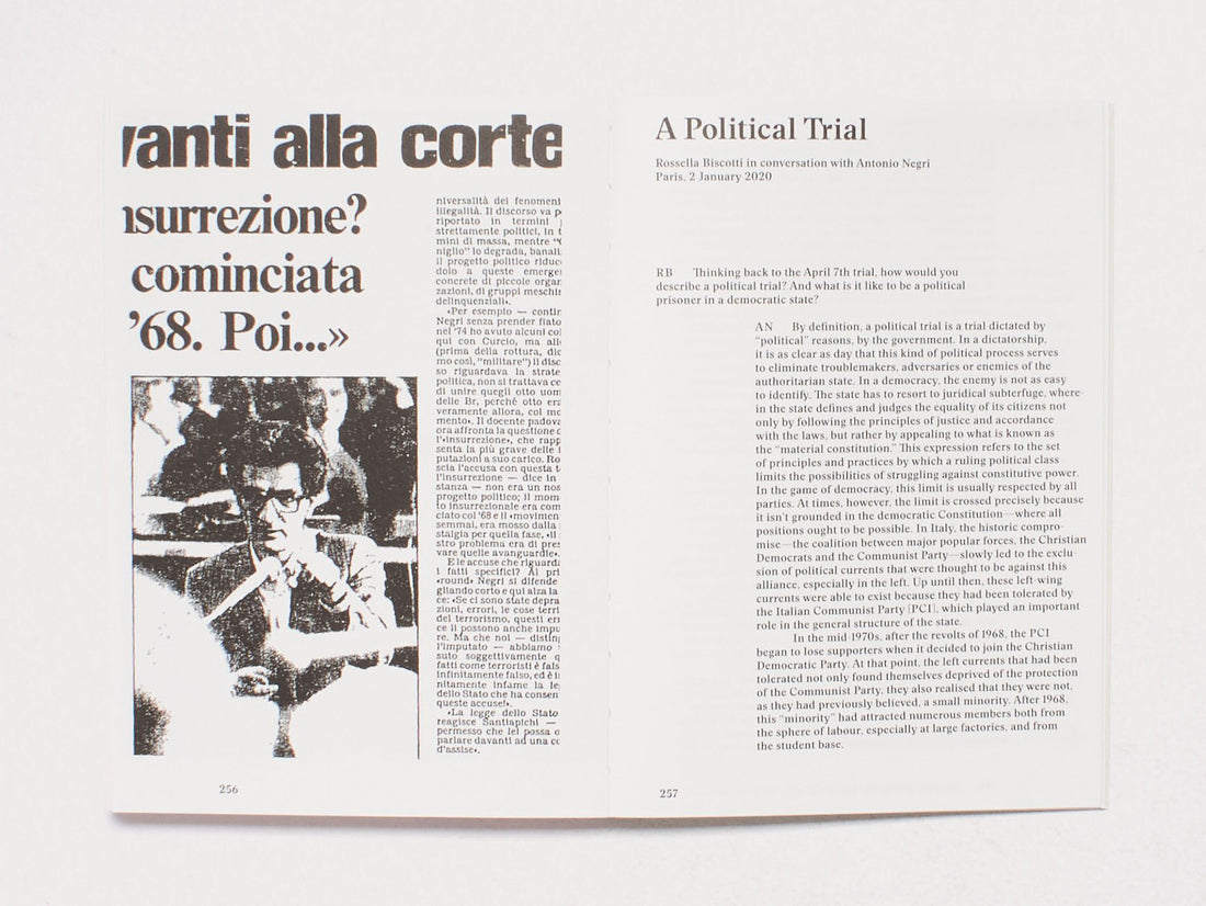 Rossella Biscotti: The Trial