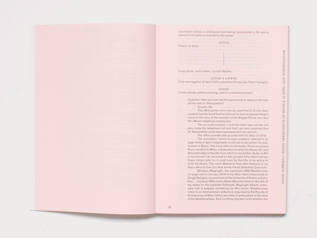 Rossella Biscotti: The Trial