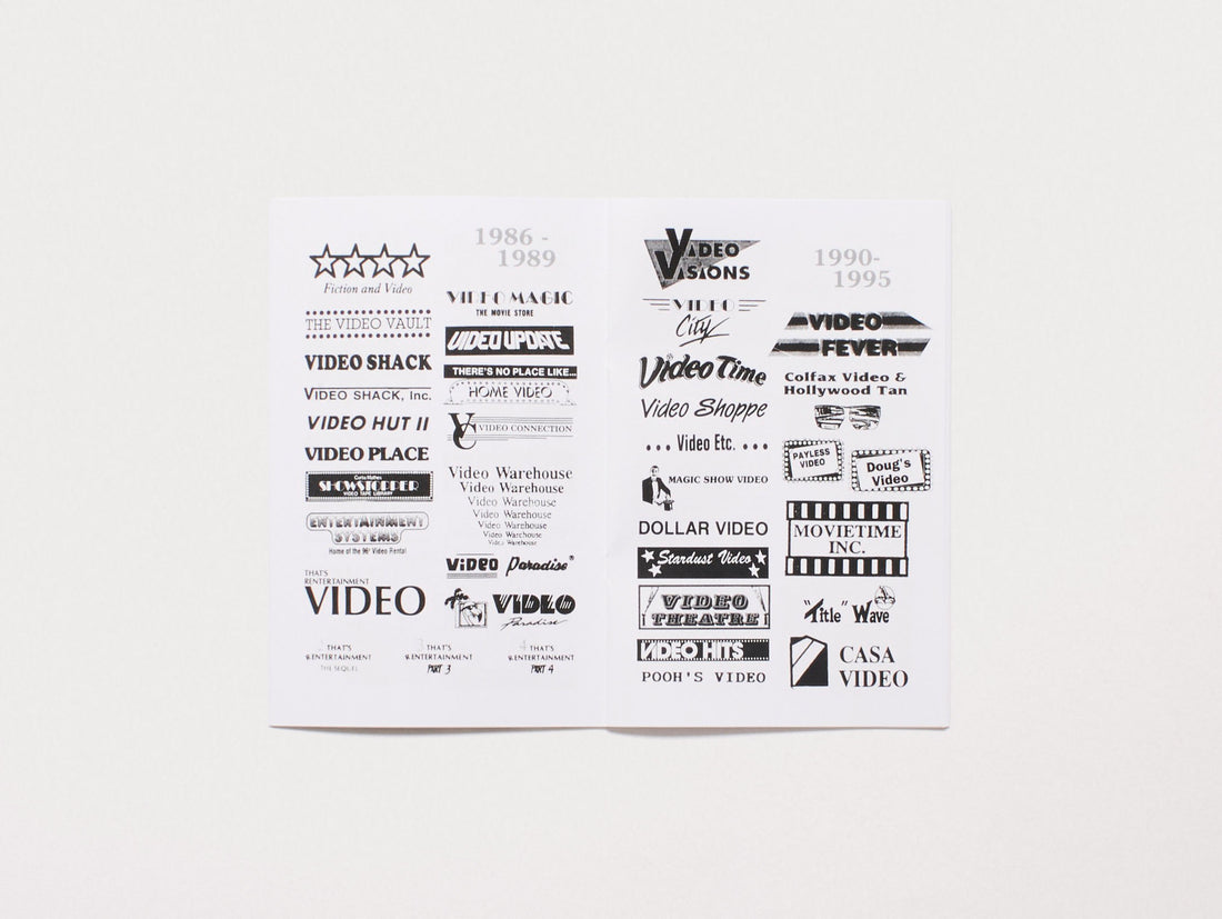 VIDEOLAND: A Visual Catalog of American Video Store Logos, 1980-1995