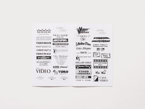 VIDEOLAND: A Visual Catalog of American Video Store Logos, 1980-1995