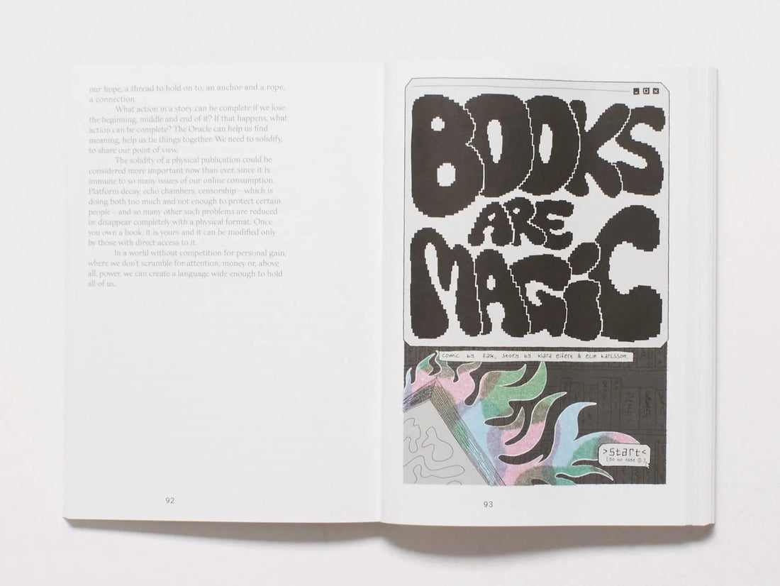 Interior spread from 'Books are Magic'