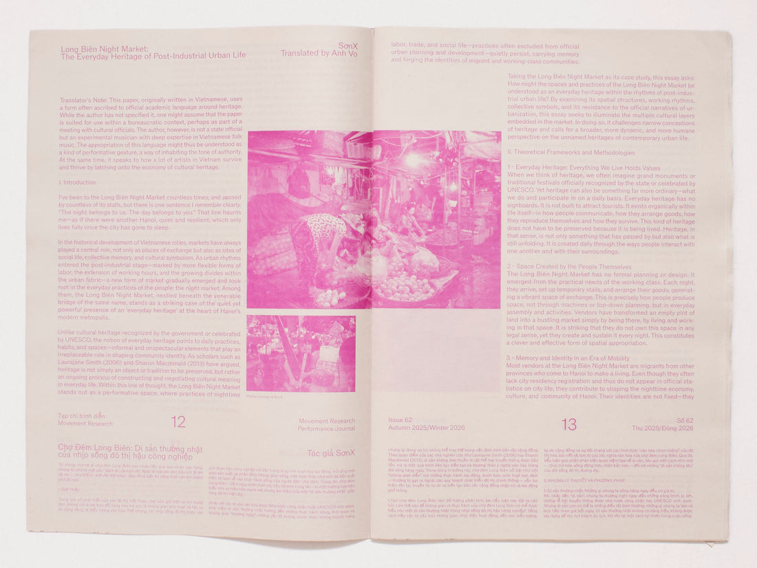 Movement Research Performance Journal #62: We Exist in the Ambivalence of Those Motherfuckers