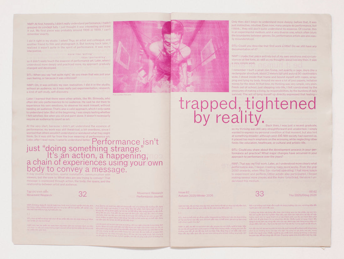 Movement Research Performance Journal #62: We Exist in the Ambivalence of Those Motherfuckers