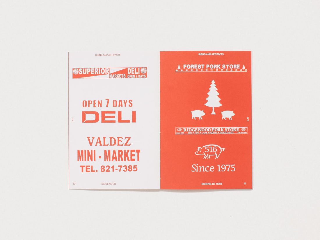 Signs + Artifacts: Ridgewood
