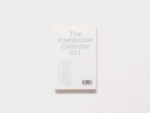 The Interjection Calendar 011