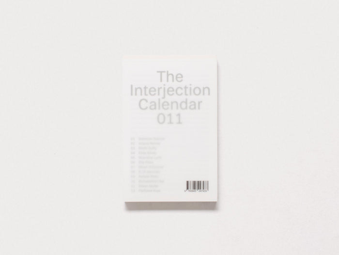 The Interjection Calendar 011