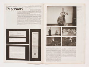 Movement Research Performance Journal #57: Work