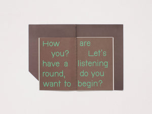 Utterances: Composing a Care-Informed Research Practice in the Cracks