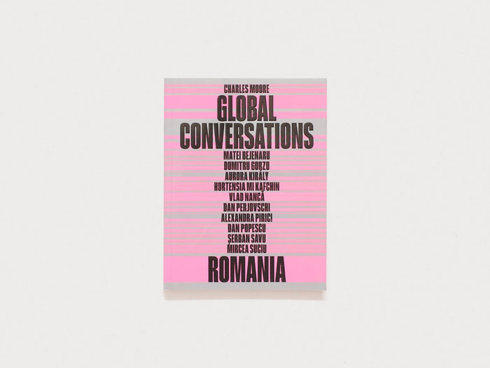 Cover of the book 'Global Conversations' by Charles Moore.