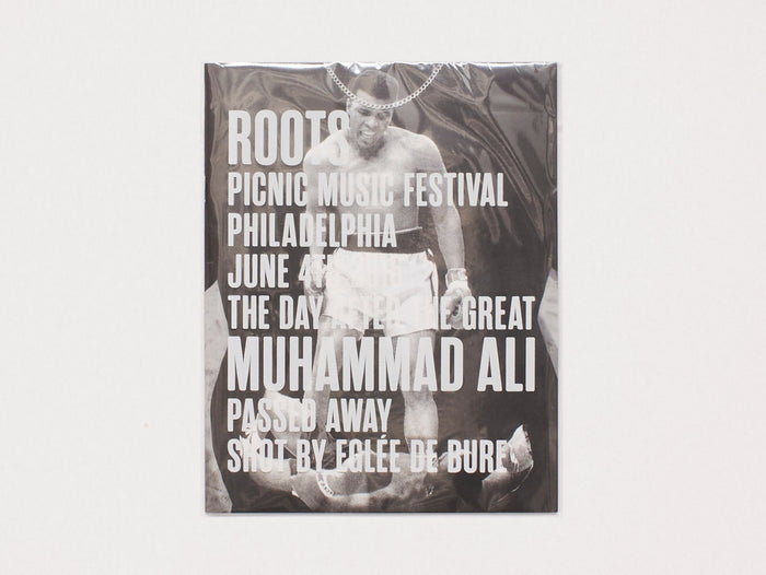 Roots Picnic music festival. Philadelphia. June 4, 2016. The day the after the great Muhammad Ali passed away