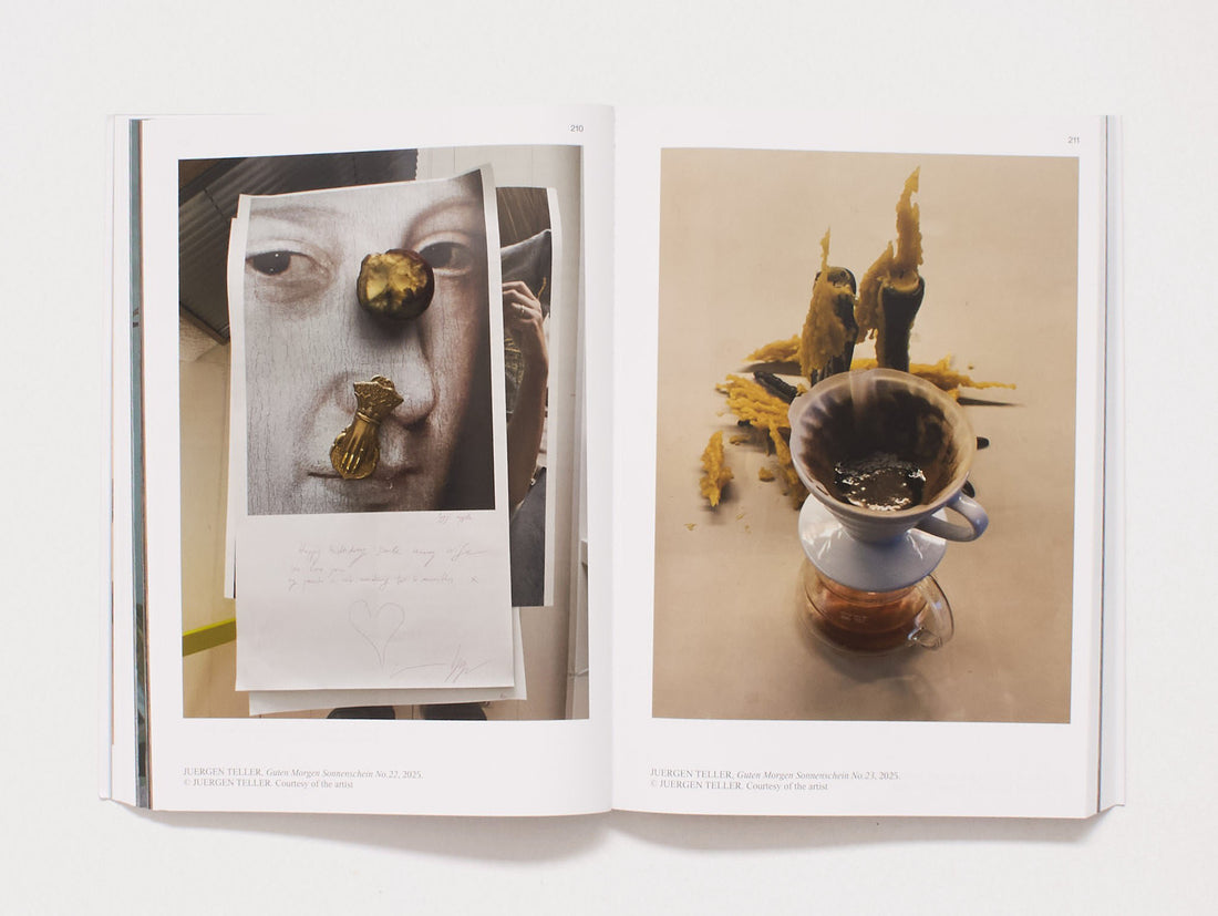 Interior spread from 'Guten Morgen Sonnenschein' by Juergen Teller.