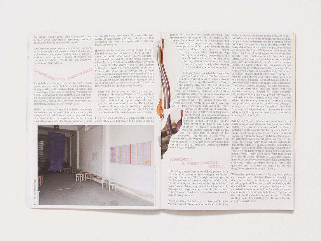 Interior spread from 'GUARDING THE THRESHOLD'