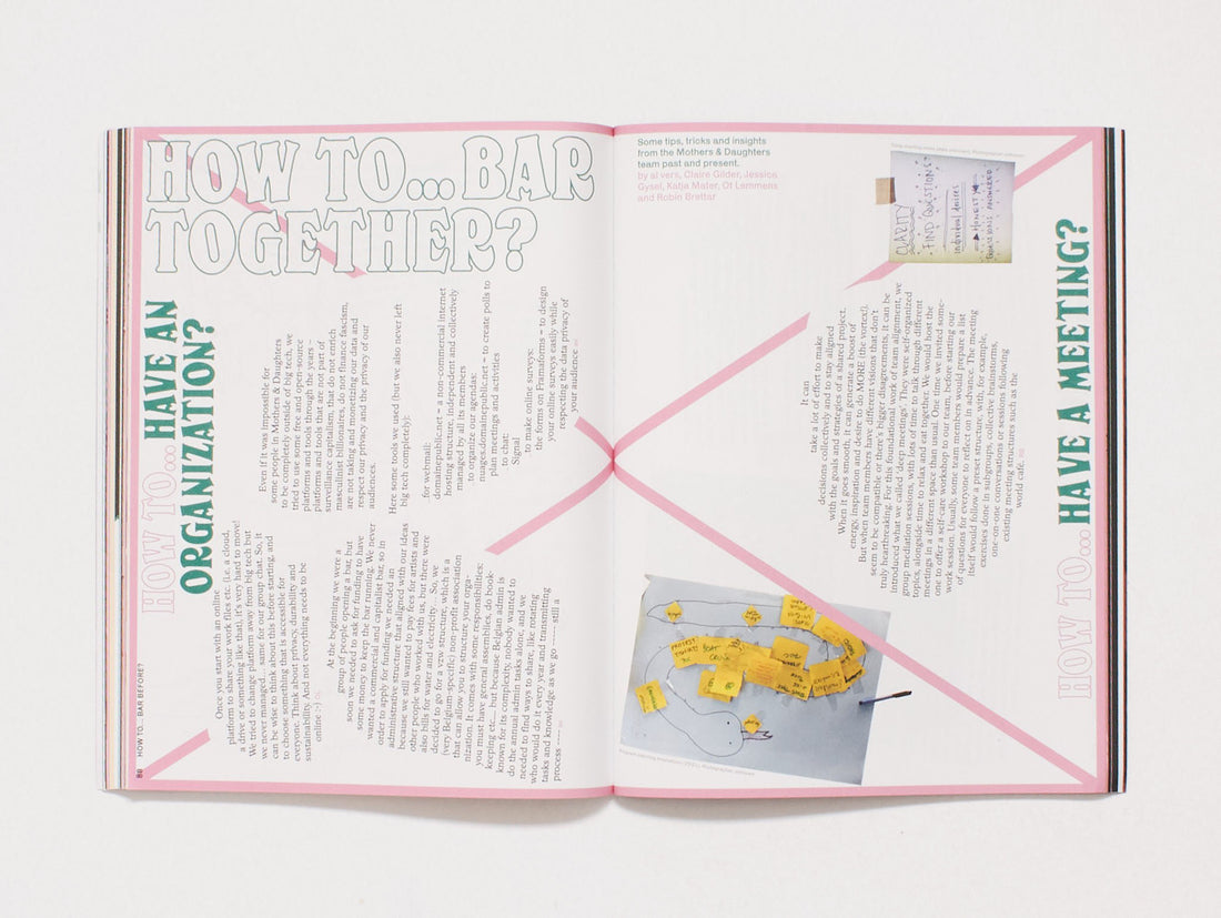Interior spread from 'HOW TO... BAR TOGETHER?'